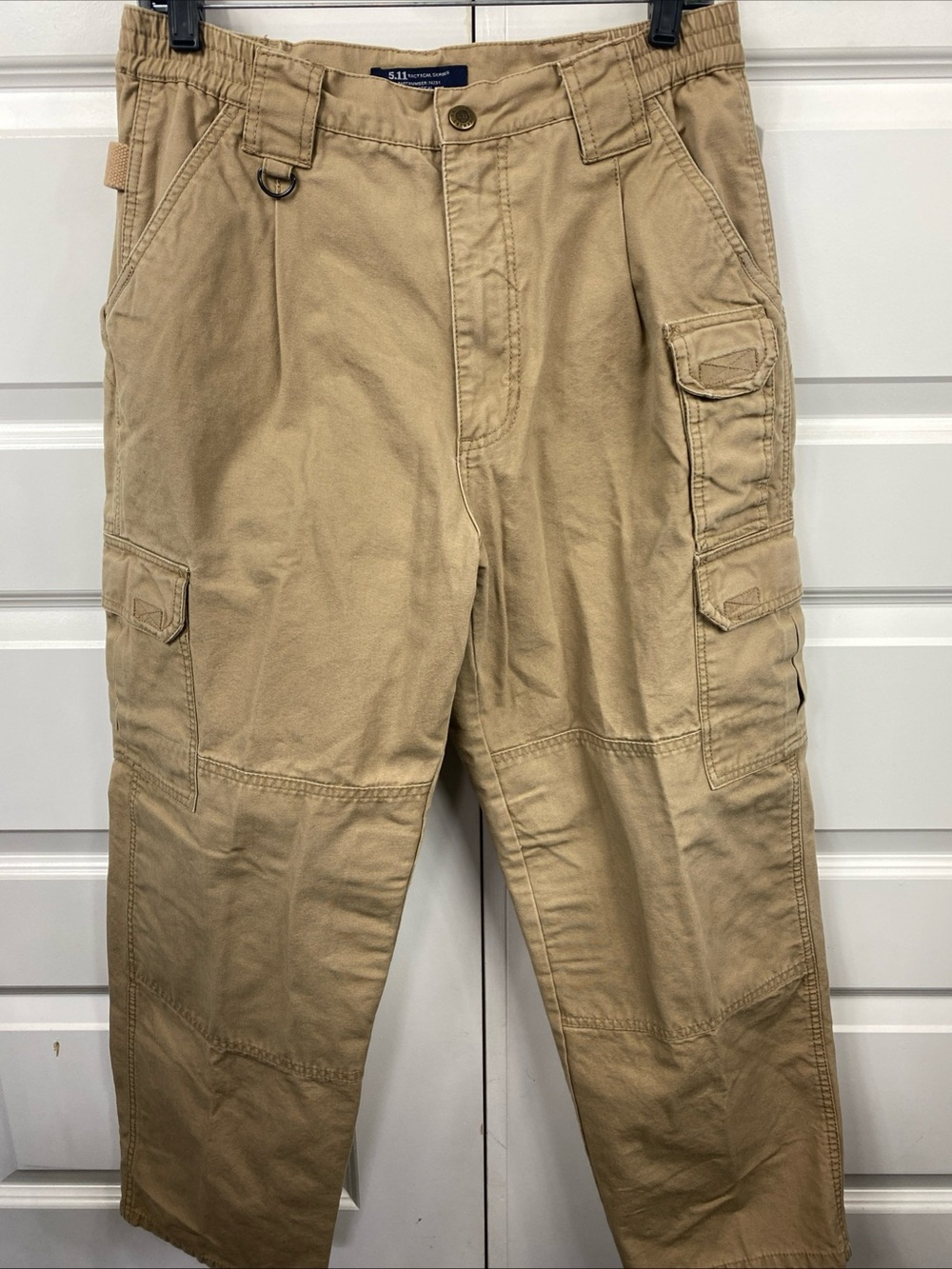 5.11 Tactical Series Cargo Pants Mens 32x30 Khaki# 74251 100% Cotton Utility